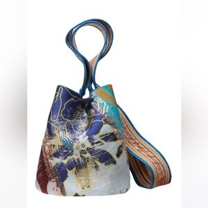 Silvia Tcherassi Multicolor Knit Bag